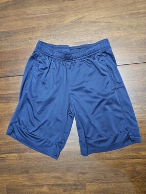 Boy's Athletic Shorts in Navy Blue